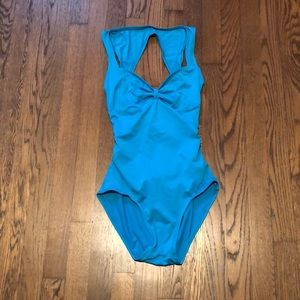 Natalie dancewear low scoop back tank leotard